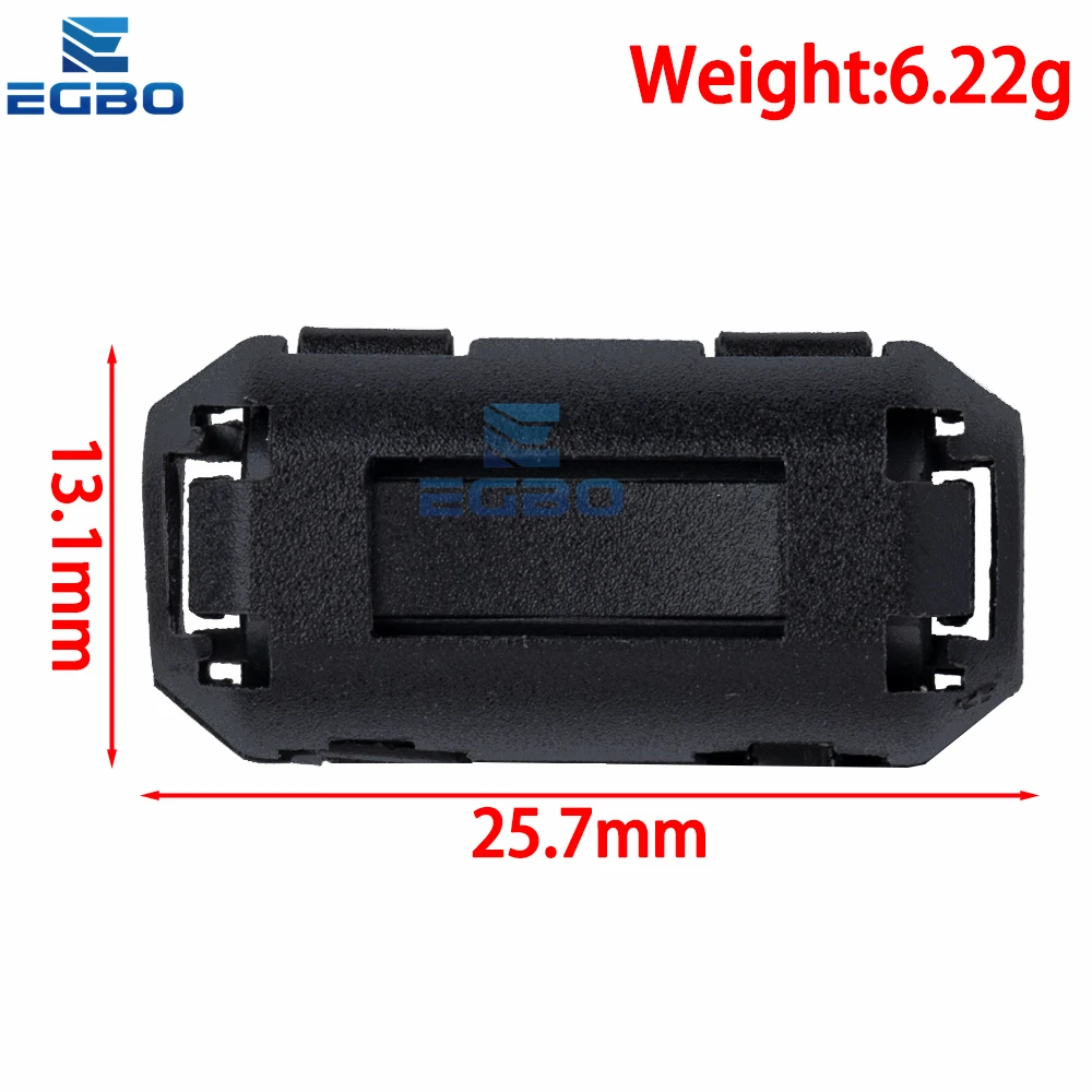 الفريت الدائري الأساسية الضوضاء القامع ل EMI ، RFI كليب كابل ، مرشحات المكونات النشطة ، 5 مللي متر