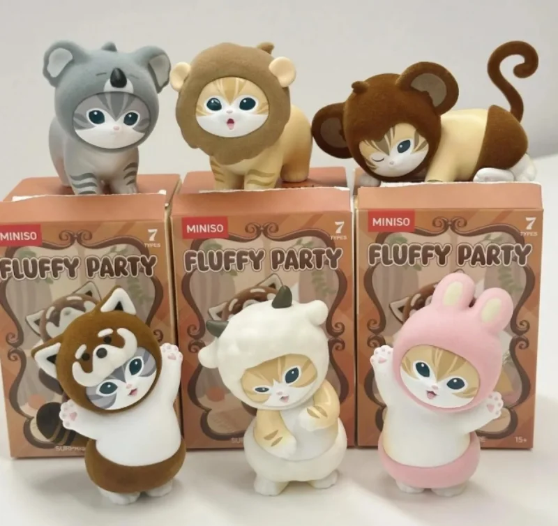 

Mofusand Series Furry Party Blind Box Figure Blind Bag Guessing Bag Trendy Ornament Birthday Gift Decoration Pendant Toy Gift