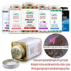 Snake Brand Prickly Heat Talcum Cooling Powder Refreshing and Soothing  Relieving Itching Antiperspirant Underarm 140g