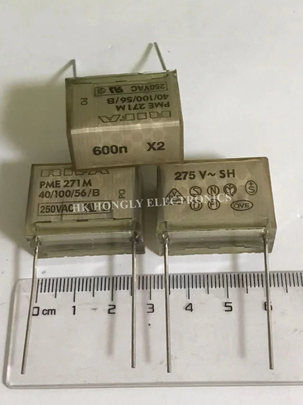 2PCS PME271M PME 271 M PME271 600n X2 275VAC 0.6UF 604 Long Pin P=25.4mm Film Capacitor