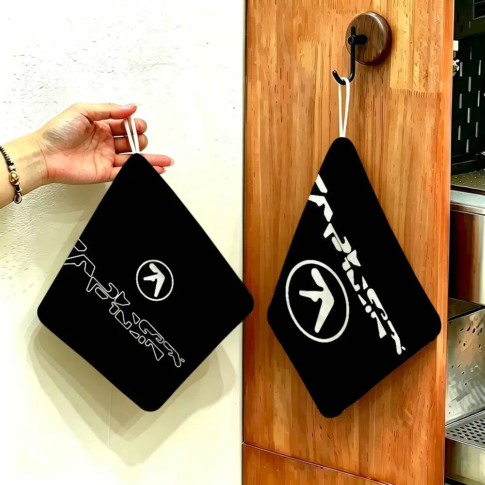 popular electronic music A-Aphex Twin Reusable Hanging Kitchen Towel, Polyester Cotton Soft Fabric for Office Home Daily Life
