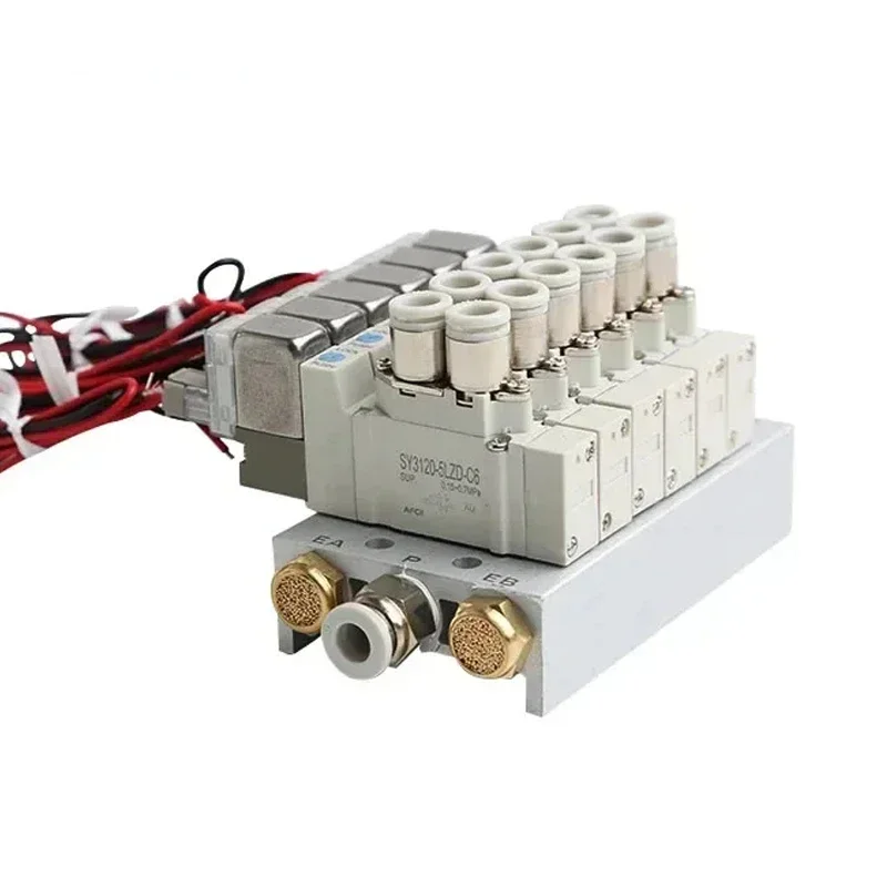 SY3120-6LZD-M5 Series Manifold Stations SY3120-5LZD-M5 Solenoid Valve Combination Single Electronically Control Valve