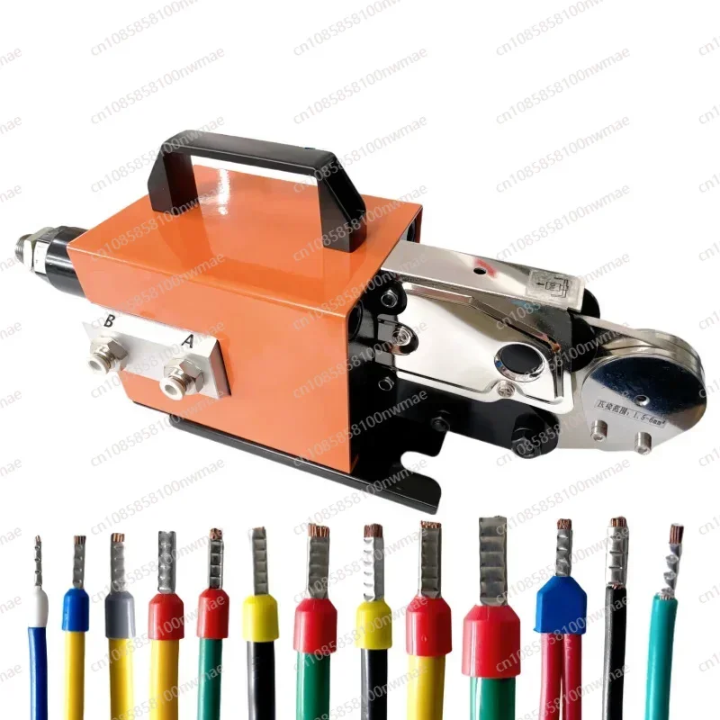 1.3T Pneumatic Terminal Crimping Machine 0.25-10mm² Tubular terminal CrimpinG Machine Cold Pressed TErminal crimping Pliers