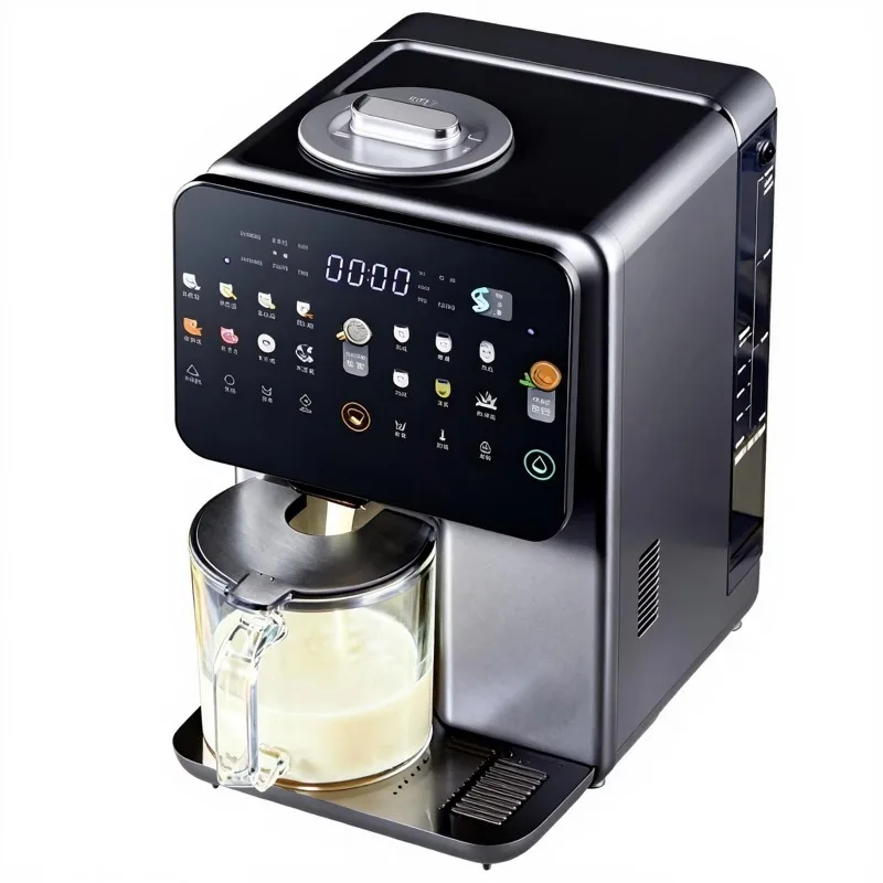 Fully automatic high-end nut milk machine Best household soybean milk machine 1.2L glass container Multi-function