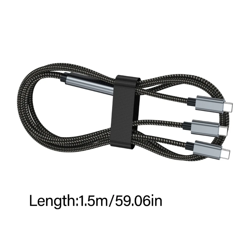 Одновременное зарядное устройство 2 в 1 тип C 100WPD для ноутбуков Мобильные устройства