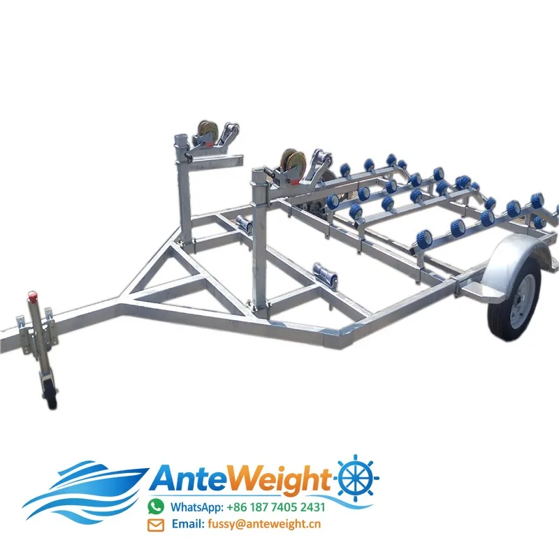 Galvanized Single Double Jetski Watercraft Boat Trailer with Kit