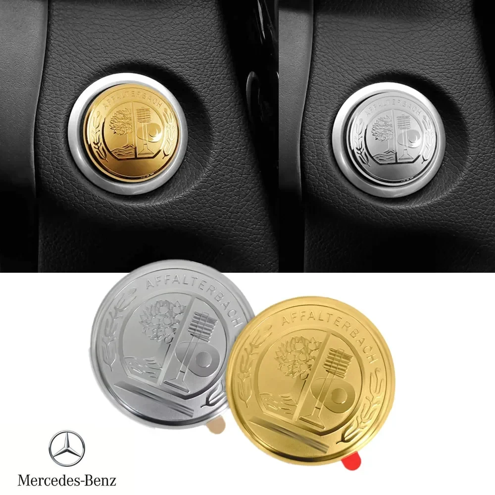 

3D Sticker Emblem DecorCar Ignition Switch Start Button Cover For Mercedes Benz S205 C205 X253 W176 W213 W117 W205 GLA GLS