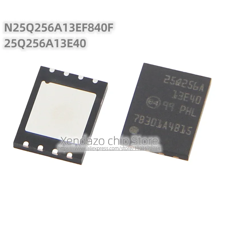 1pcs/lot N25Q256A13EF840F 25Q256A13E40 13E40 VDFPN-8 package Original genuine 256Mbit memory chip