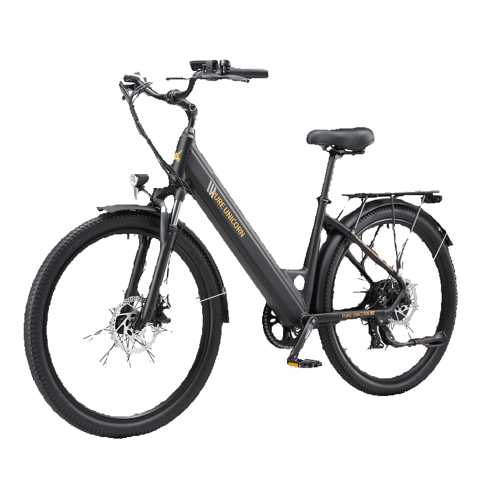 AliExpress PURE UNICORN U2 48V 750W 12.8Ah Adult Electric Bike 60KM Long Range Electric Bicycles 45km/h Ebike Ladies Cheap City Road E Bike