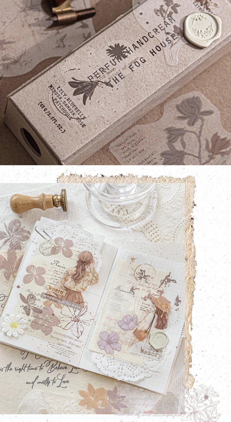 20-teiliges Aufkleber-Set für Pflanzen, Blumen, Pflanzen, dekorative Aufkleber, DIY-Planer, Tagebuch, Journal, Scrapbook-Zubehör – Detail 19