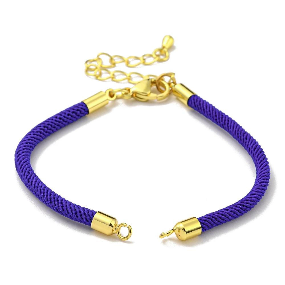 PandaHall 20-teiliges Nylon-Armband-Set, umweltfreundliche Messingbeschläge mit Karabinerverschlüssen für die Herstellung von DIY-Schmuckarmbändern – Detail 32