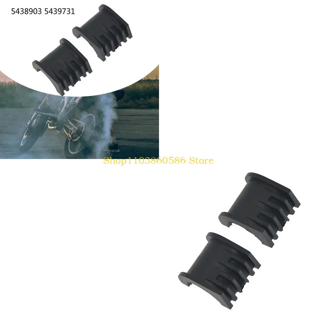 242A Reinforced Nylon Steering Bushing Set, Replacement 5438903 5439731, 2 Piece Curved Support Bushings for Garage Steering