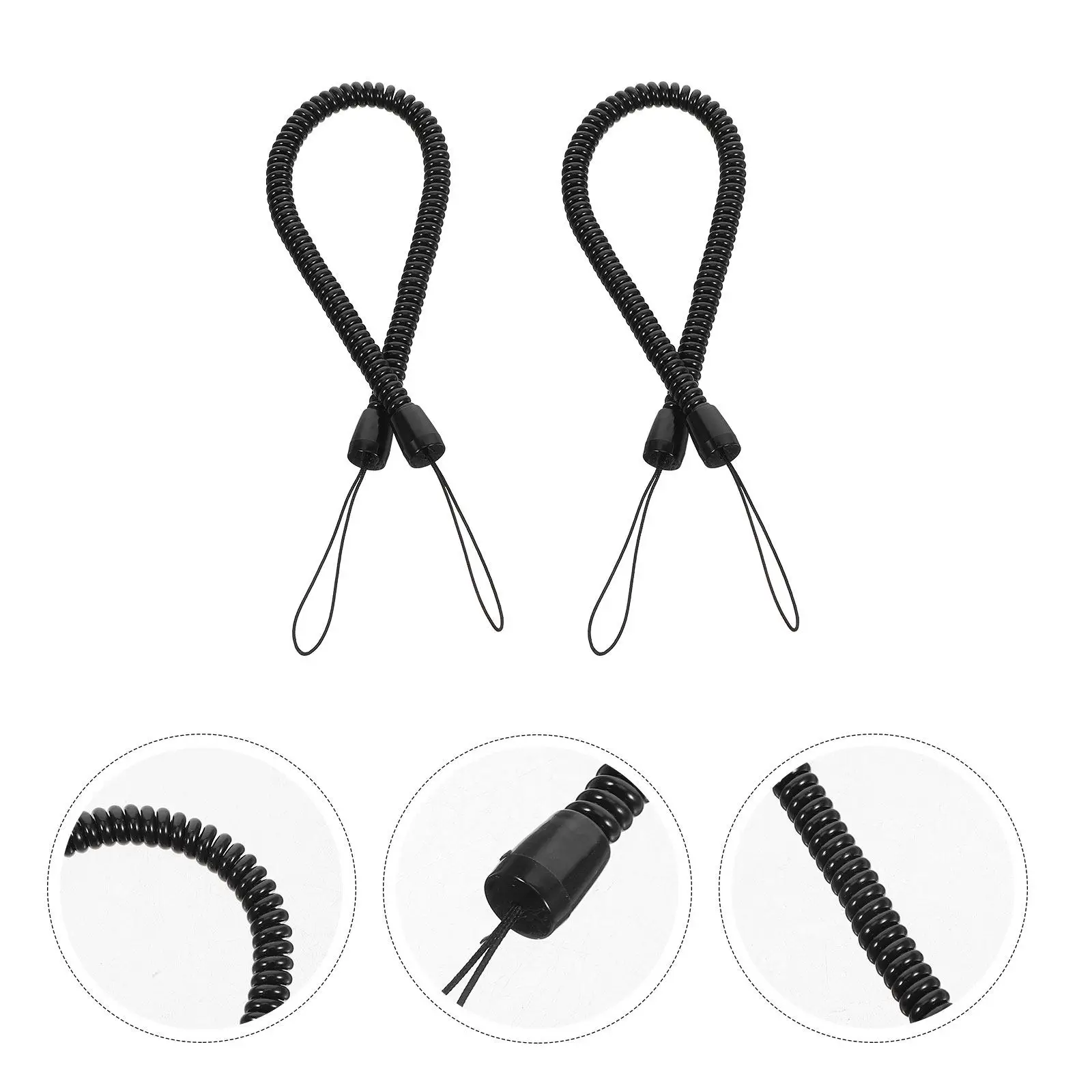 8Pcs Anti-Lost Stylus Lanyard Retractable Spring Strap for Touchscreen Pen Elastic Pen Cord for Tablet Note Taking