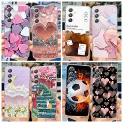 For Samsung A55 5G Case 2023 Luxury Marble Clear Soft Silicone Back Cover For Samsung Galaxy A55 A35 A25 5G SM-A256B A356B Funda