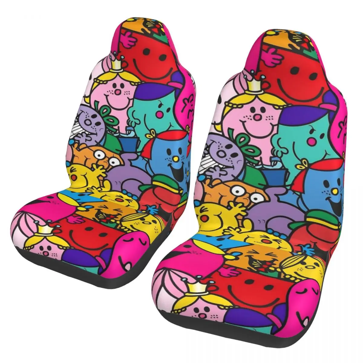 

Mr Men Little Miss Cartoon Universal Car Seat Cover Four Seasons Suitable For All Kinds Models Car Seat Cushion Fabric Hunting