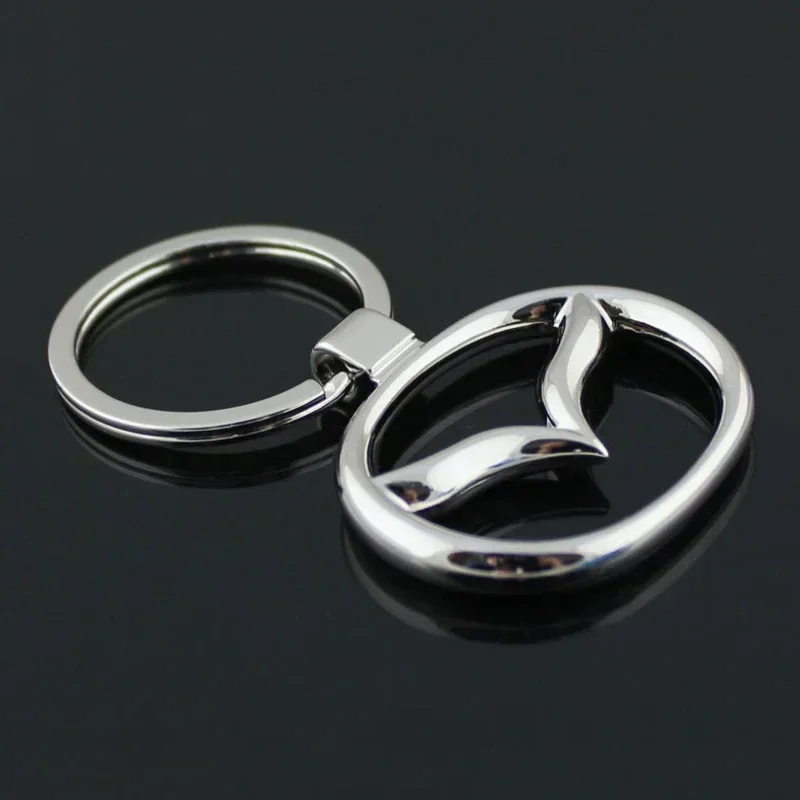 Alloy Keychain Hollow Out Key Ring Pendant Ornaments for Mazda 2 3 6 323 626 RX8 RX7 MX3 CX3 CX5 Atenza Protege Axela Speed 6