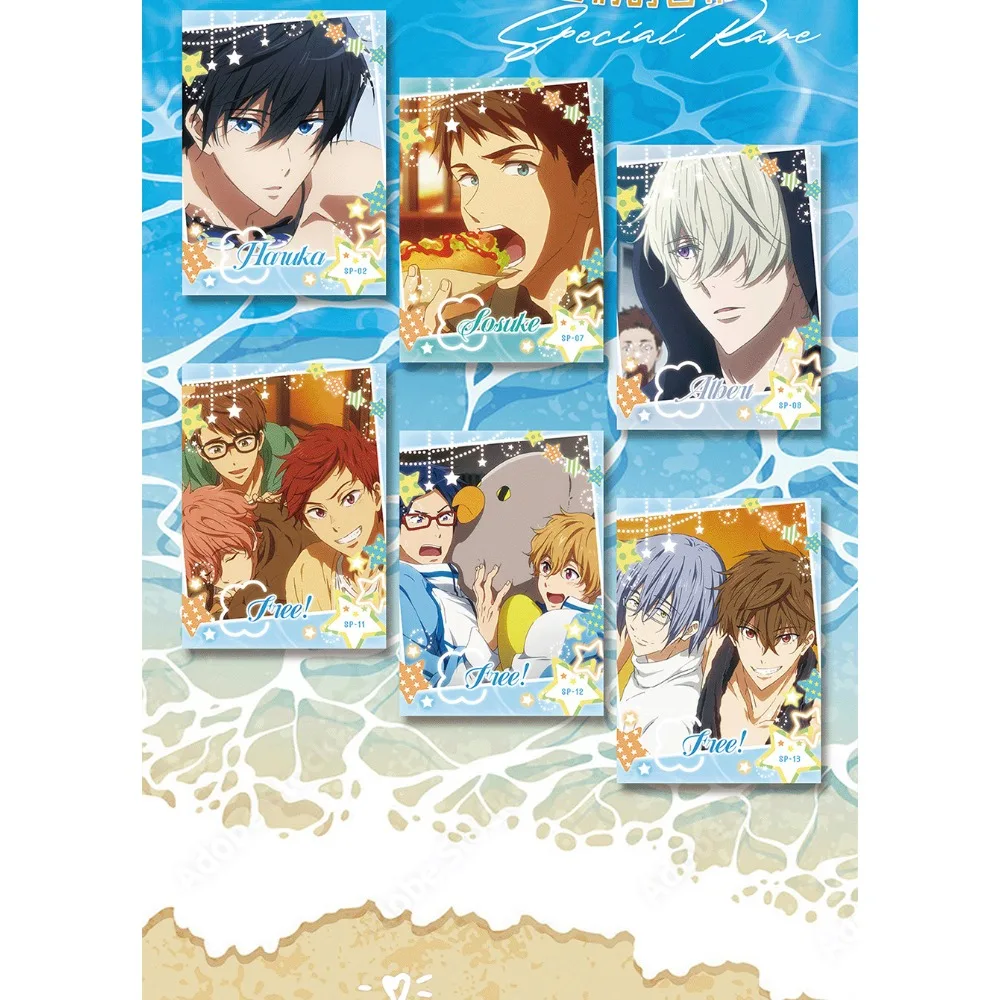 새로운 Vancard의 정품 무료! 파이널 스트로크 포토 카드 타치바나 마코토 젊고 반짝이는 순간 애니메이션 카드 팬 수집 선물