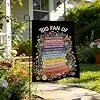 Progressive Garden Flag 12x18 Inch Double Sided, Big Fan Of Book Stack Social Justice Yard Flag, Liberal Human Rights Democr jjp