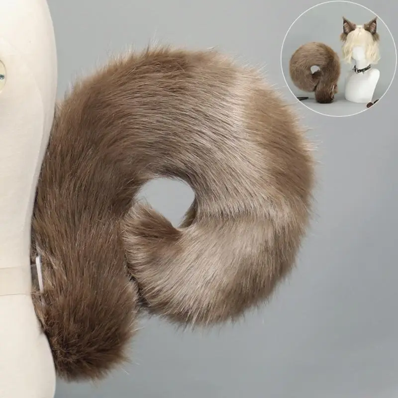 77He Squirrel Costumes Set Oreg e coda set abbigliamento per animali Halloween Animal Fancy