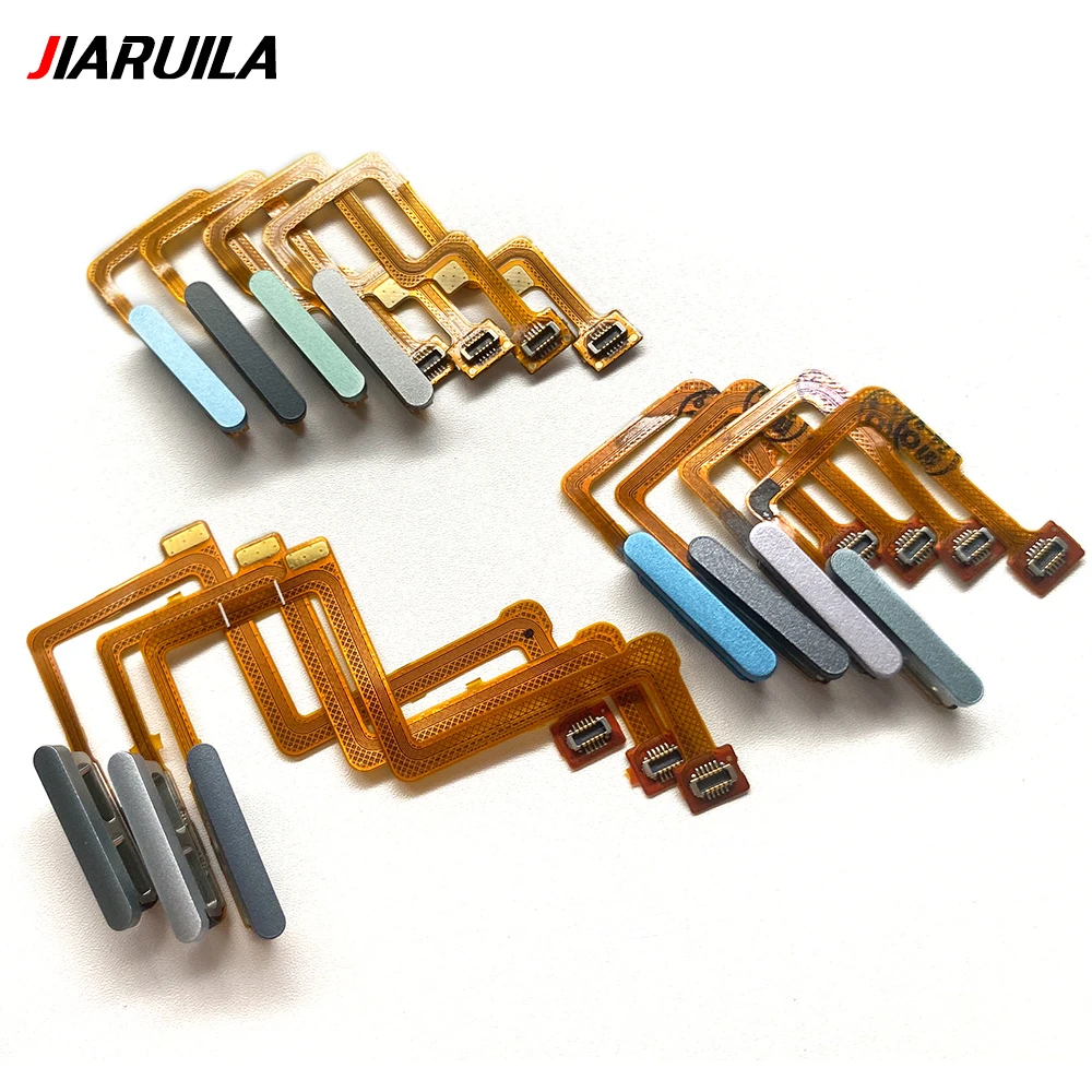 10Pcs，For Xiaomi Poco F4 GT F5 Fingerprint Sensor Scanner Touch ID Connecter Flex Cable For Poco F4