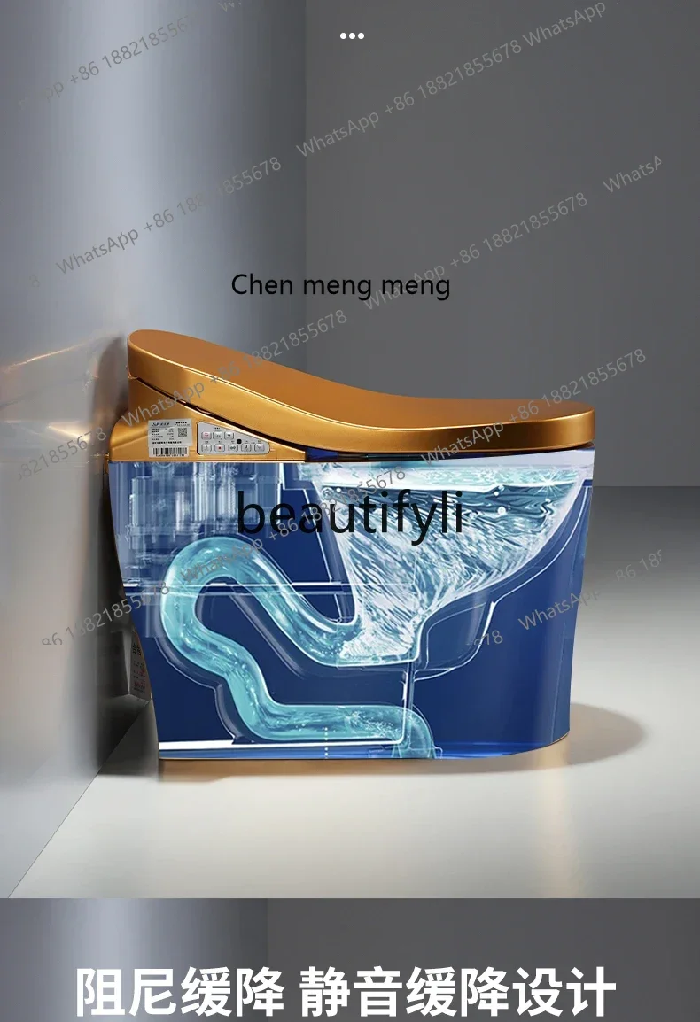 New arrive   CFully automatic golden smart toilet instant electric laxative and moisturizing machine
