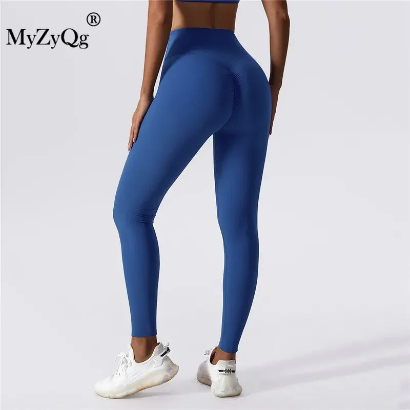 MyZyQg Women Drawstring Abdominal Yoga Push Up Leggings Tight Running Gym Bottoming Sports Training Fitness Pilate Pant