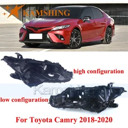 CAPQX Front Headlight Base Cover For Toyota Camry 2018-2020 Head Light Back Lid Head Lamp Rear Shell Headlight Back Housing