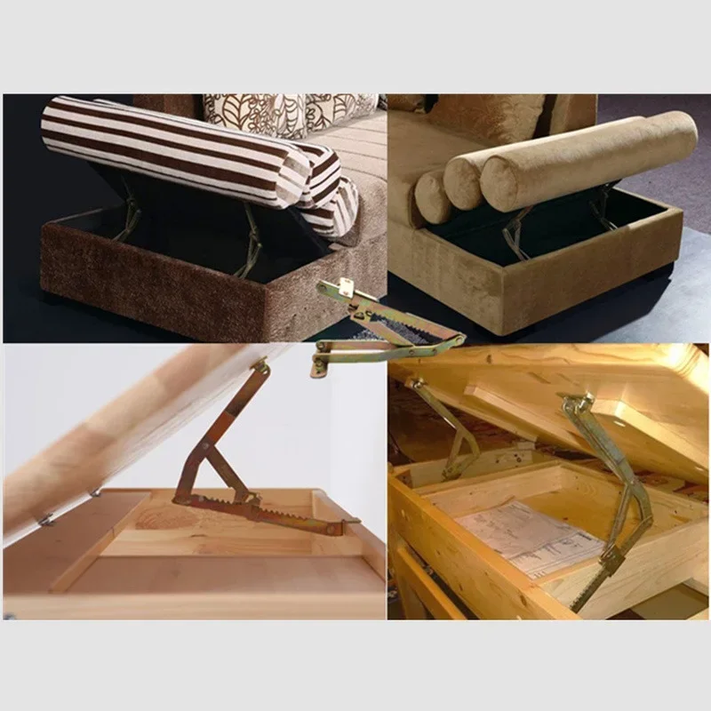 1pcs Heavy duty Hinge Adjustable Angle Lift Sofa Bed Headrest Hinges Massage Table Support Frame Mechanism Furniture Hardware