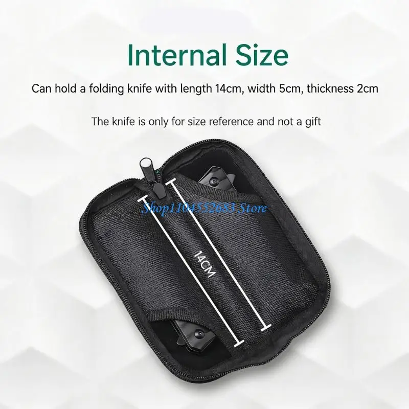 Y6GD Quick Access Leather Folding Cutter Leather Bag Cutter Bag Cutter Cover Cutter