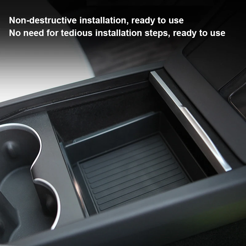 

Для Tesla Huan новая модельY3 центральный подлокотник ящик для хранения двойной силиконовый ящик для хранения автомобиля