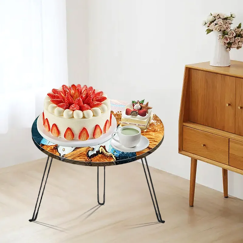 60cm Ocean Round rectangle Table Resin Mold Oversize Round Table Ornaments River Table Silicone Mold Resin Casting Making Mould