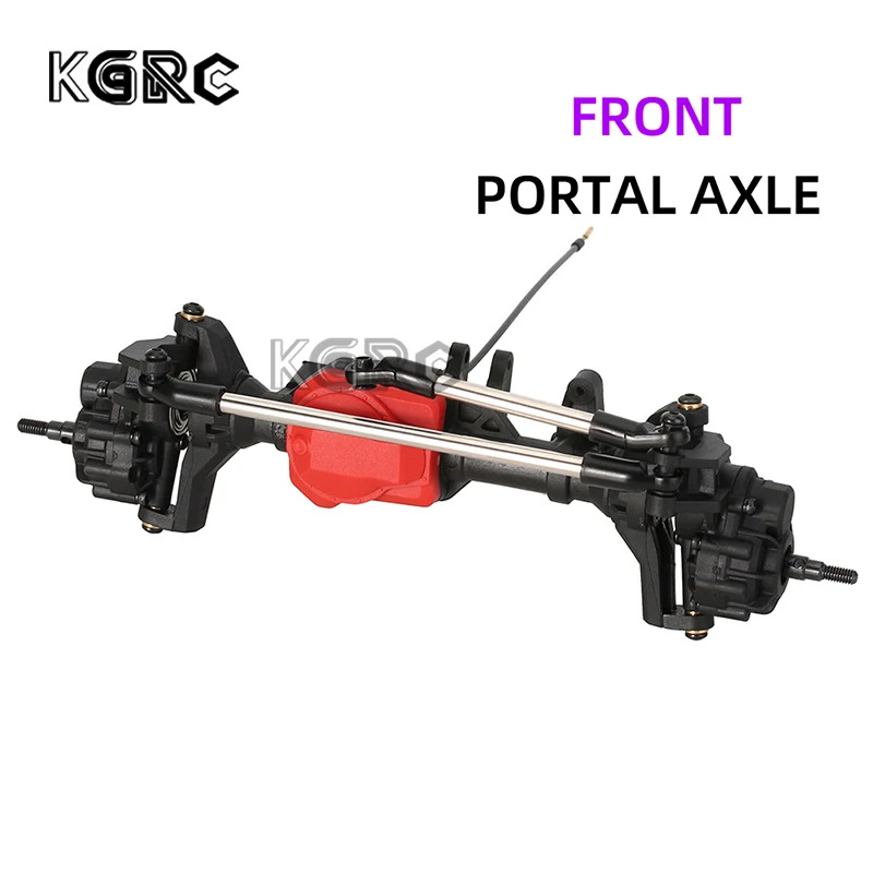 Assi del portale RC in metallo 1/10 Asse anteriore e posteriore con differenziale T-lock per parti di aggiornamenti per auto RC dell\'asse Traxxas