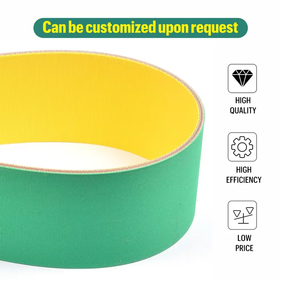 Customized Yellow-Green Nylon Sheet Base Band length 1400mm width 110mm thickness 3-5mm