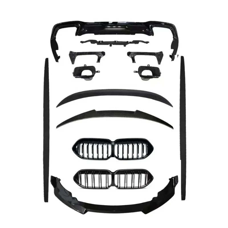 

2021 2 Series F44 Car Bumpers Auto Parts F44 MP Front Lip Rear Diffuser Facelift 3D Style 220li 240li Car Bumper Lips Rear