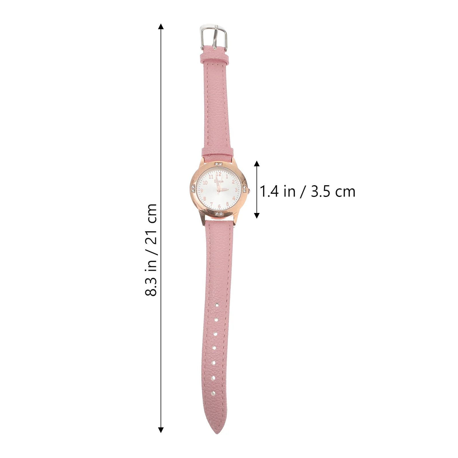 

1Pcs Waterproof Ladies Watch Chic Fashionable Quartz Movement Daily Wear Exquisite Crafted Wrist Watch for Women Trendy Style
