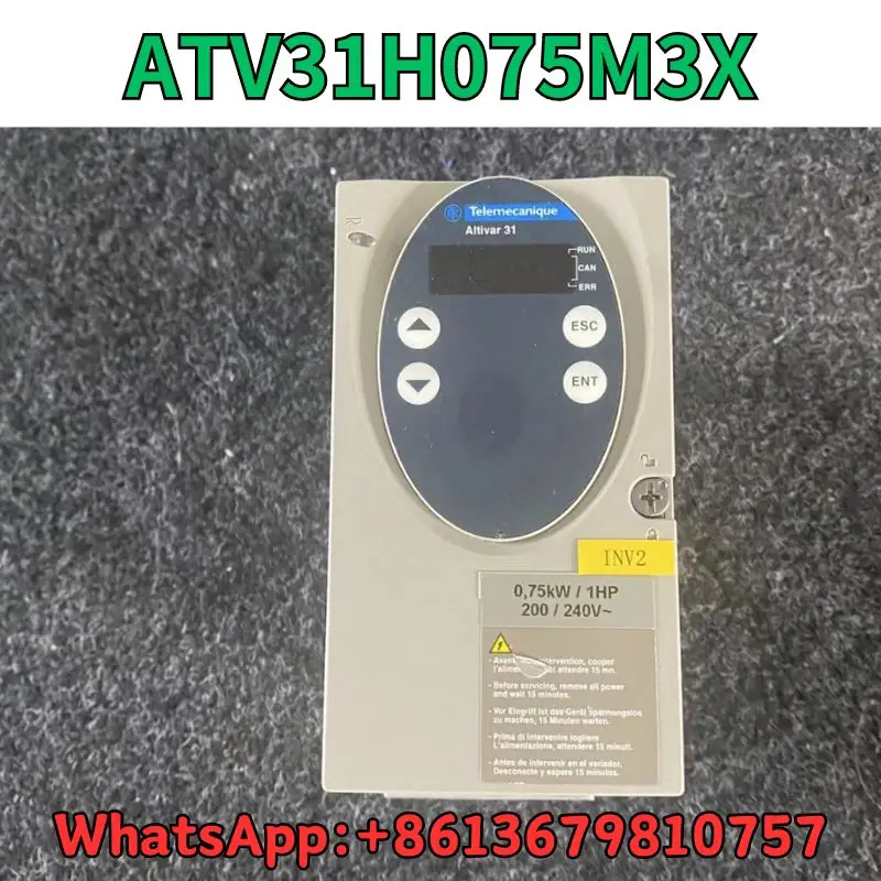 

Used Frequency converter ATV31H075M3X test OK Fast Shipping