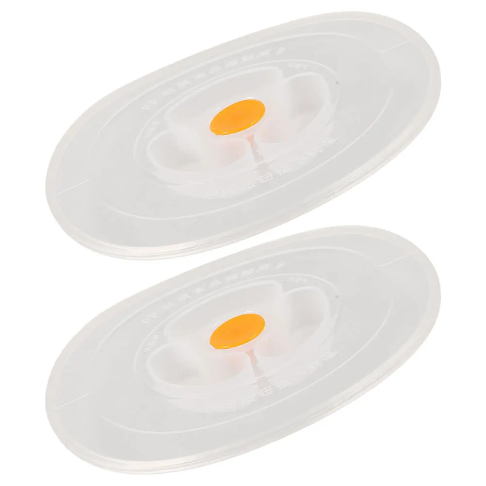 2 قطعة وعاء طعام قابل لإعادة الاستخدام يغطي أغطية السيليكون مانعة للتسرب الطازجة حفظ السلطانية يغطي قابل للغسل الغذاء صندوق تخزين غطاء للمنزل
