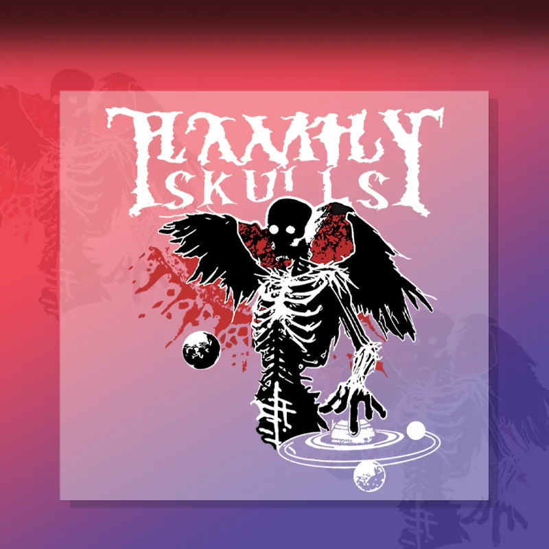 

Car personalized PVC devil skull decoration decal waterproof bumper car window rear window laptop sticker