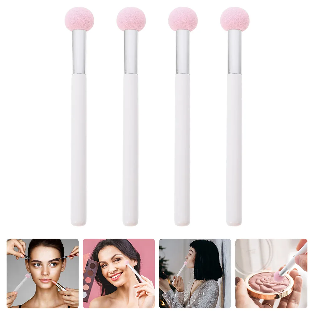 

4Pcs Dry Wet Sponges Soft Comfortable for Professional and Daily Use Makeup Tools Concealer Sponge Head