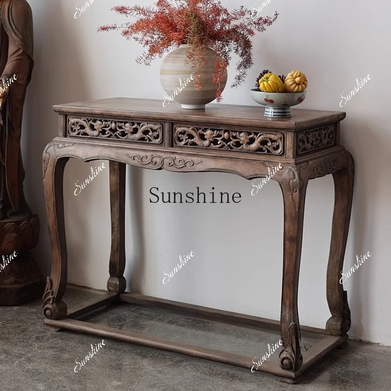Xuanguantai small case several solid wood Chinese antique Ming and Qing classical  FT