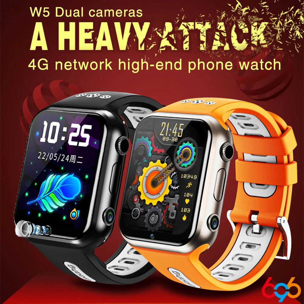 New 4G Smart Watches Kids GPS Positioning Wifi Internet Boy Girl 16Gb Video Calls SIM Card Smartwatch Student Clock Dual Camera