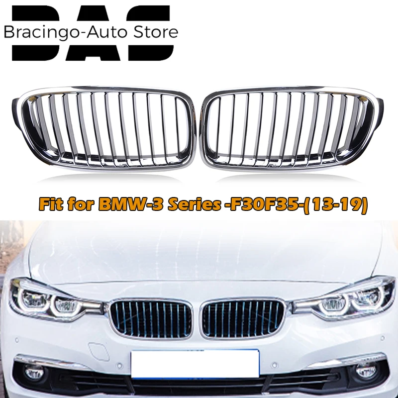 

Fit For BMW 3Series F30 F31 F35 2013-2019 320i 325i Front Bumper Kidney Grille Car Radiator Guard Air Intake Racing Grill Decor