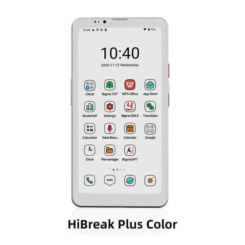 Bigme Ebook Reader HiBreak Plus 6.13'' E-ink Display, Android 14 OS with 4GB+64GB Ereader Support 4G Dual SIM, Stylus Optional