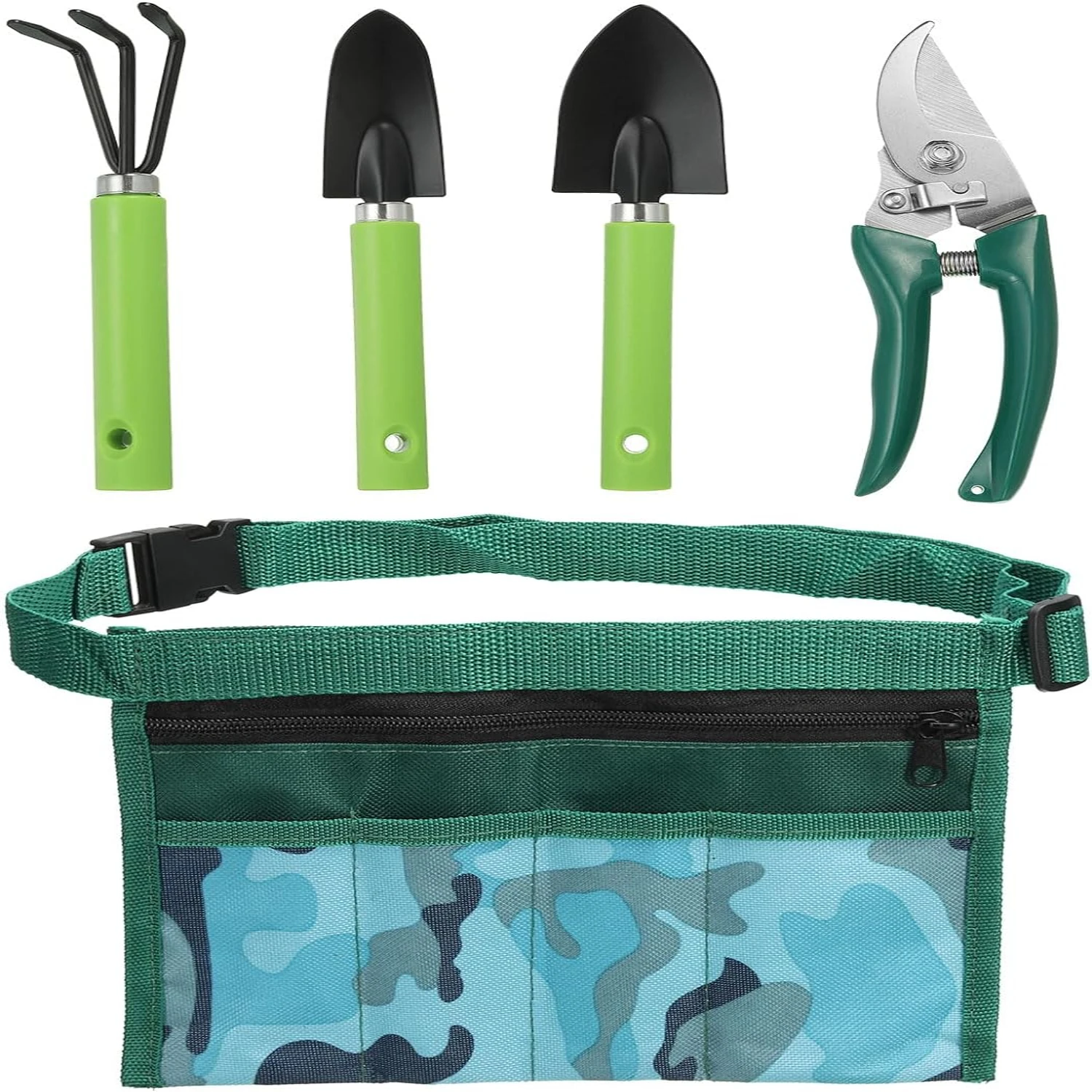 Essential High-Quality Green Garden Tool Set - Stunning and Convenient Must-Have Gardening Tools for Perfect Outdoor Lawn Yard M