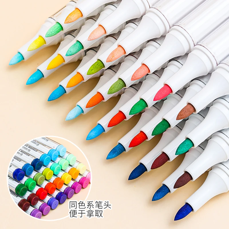 Aesthetic stationery school accessories office supplies acrylic marker drawing graffit art supplies Color markers Highlighters