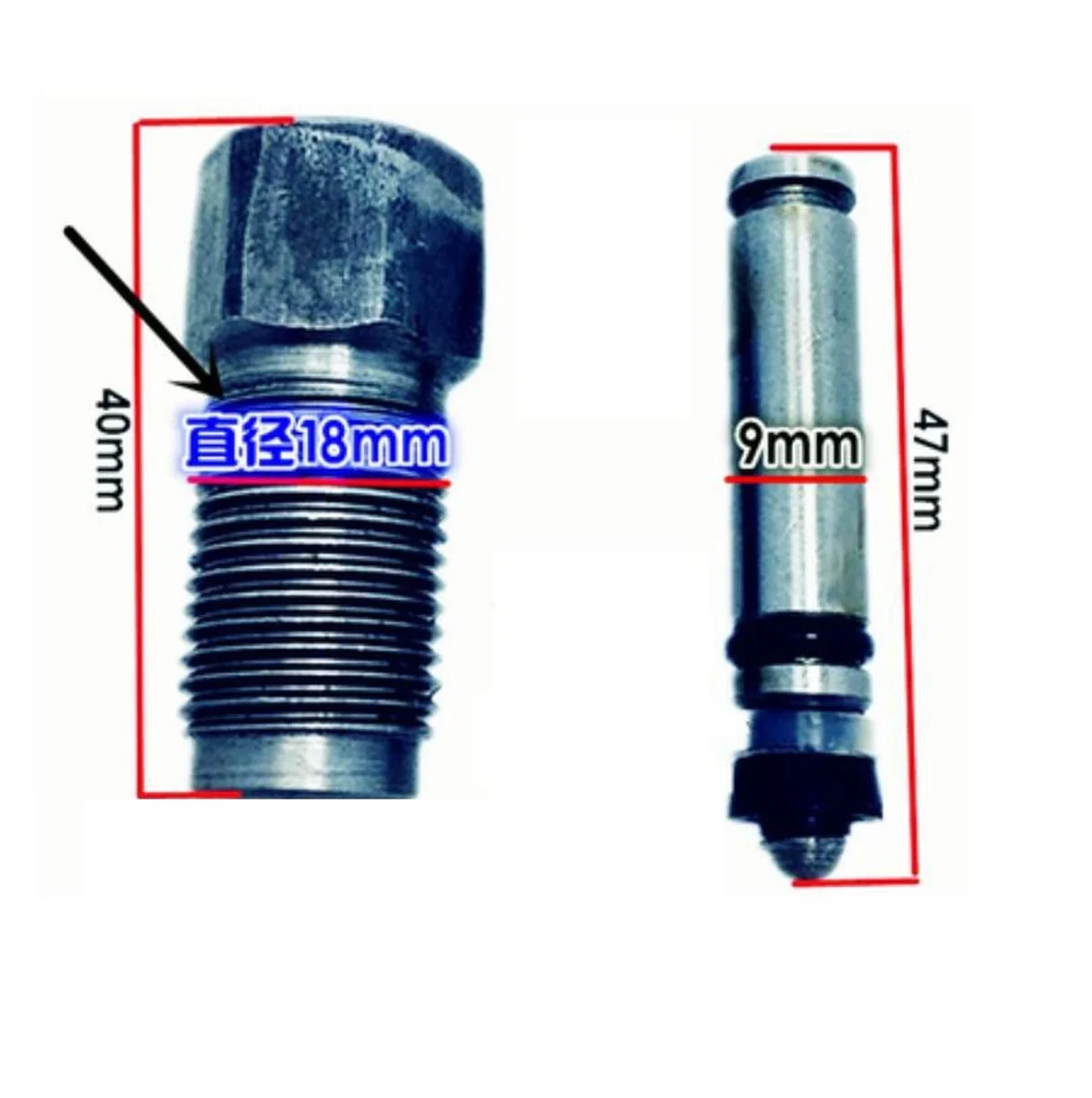 1set Horizontal Jack Oil Pump Components Small Oil Cylinder Pump Plunger 2T Hydraulic Jack Oil Pump Accessories Auto Repair Tool