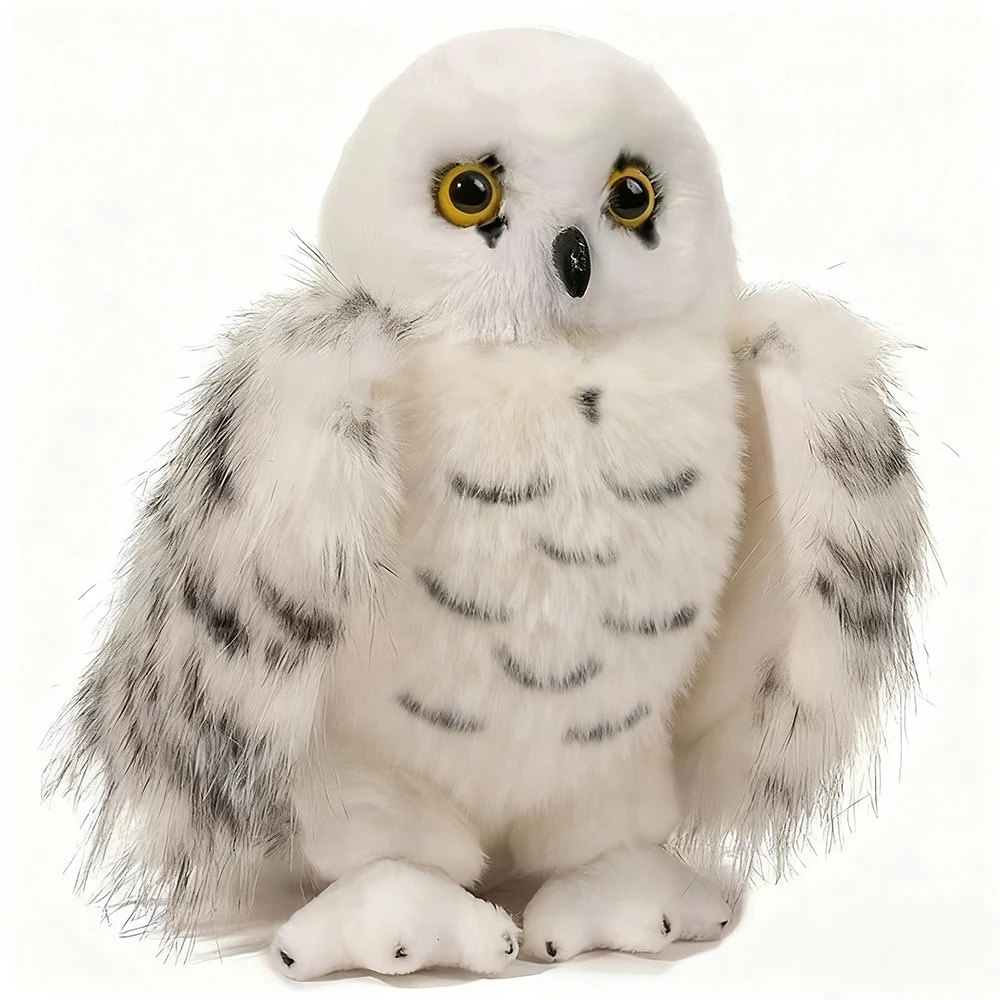 

20cm Cartoon White Owl Plush Toys Soft Stuffed Animals Cute White Eagle Plushie Toys Kids Toys Home Decor Girls Birthday Gifts