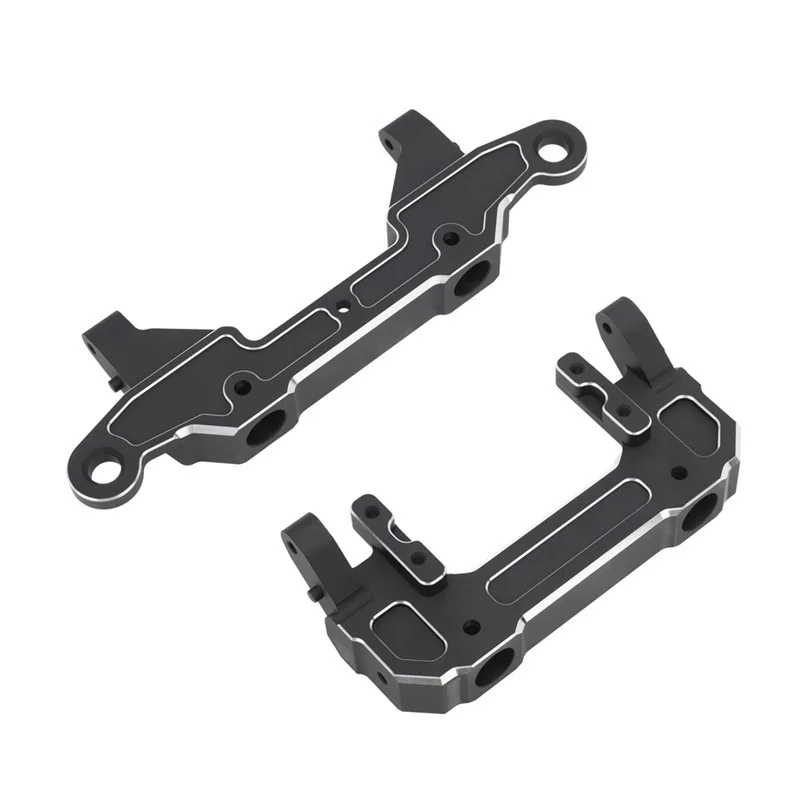 CNC Aluminum Front Rear Shock Absorber Bracket Bumper Mount for 1/6 RC Crawler Axial SCX6 Jeep JLU Wrangler Upgrade Accessories