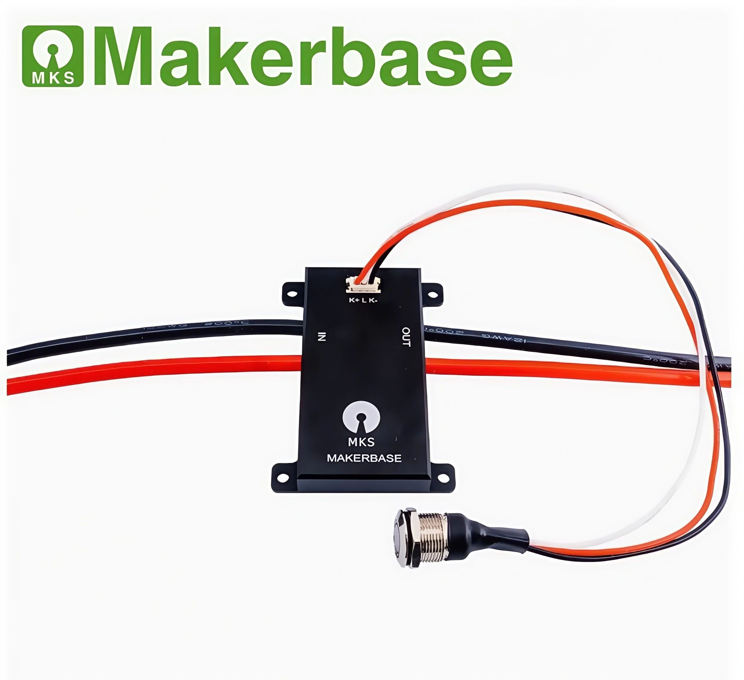 

Makerbase MKS AntiSpark Switch V2 Алюминиевый противоискровой переключатель для печатной платы Высокое напряжение и высокий ток Совместим с VESC
