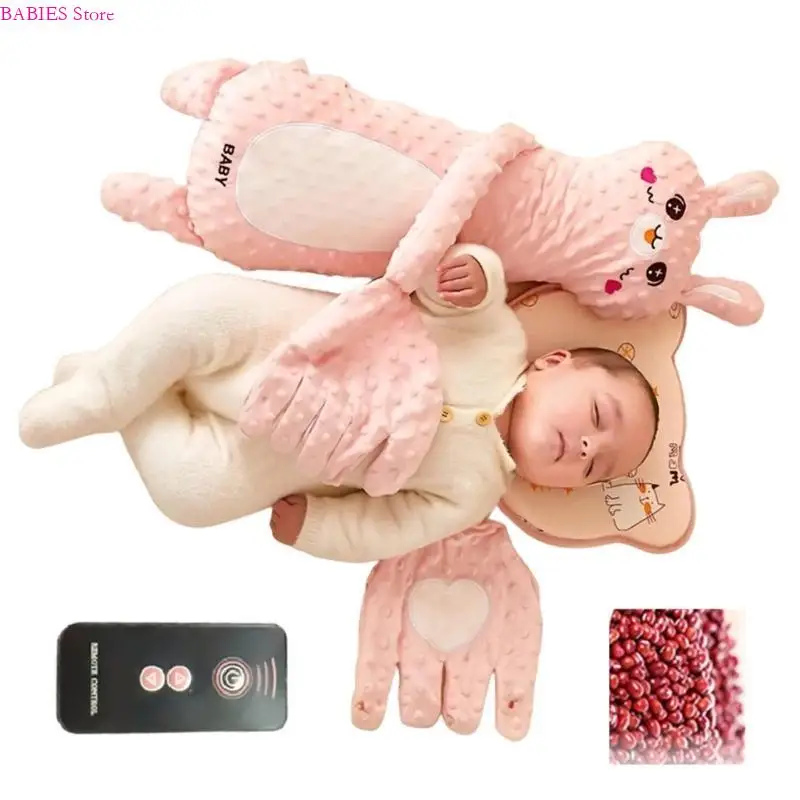 

C9GB Infant Sleeping Comforter Soft & Breathable Cartoon Pacify Hand Soother Doll